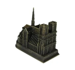 Monumento miniatura Notre Dame bronze