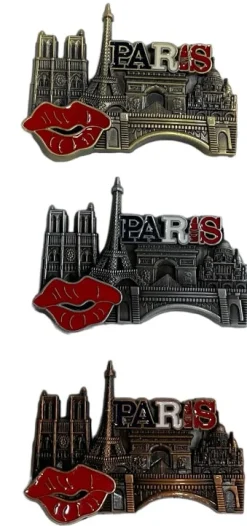 Monumentos magnéticos da Torre Eiffel de Paris Beijos