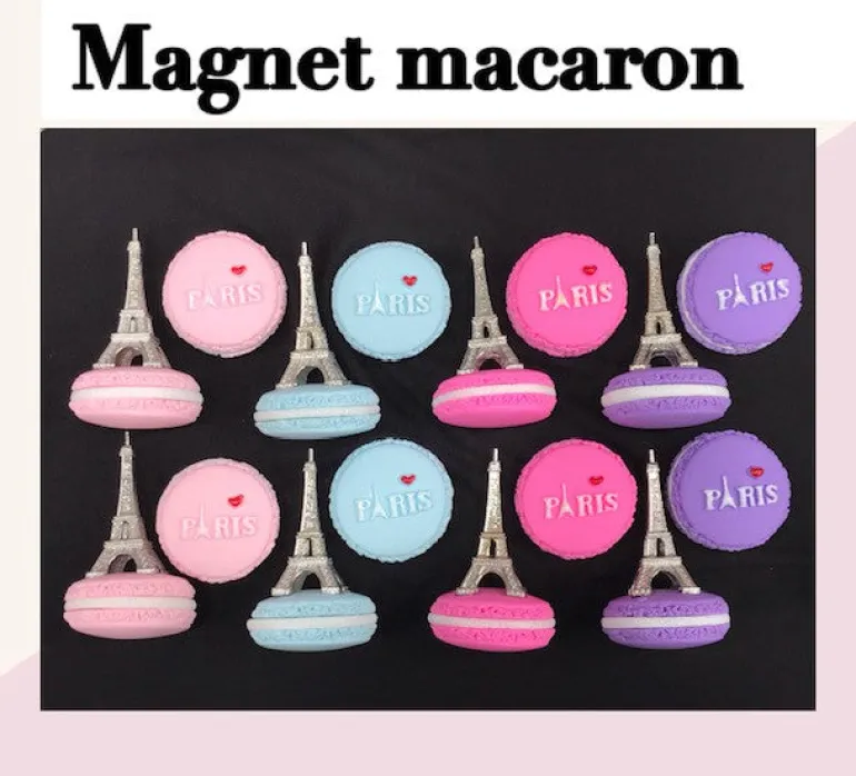 2 Ímãs Macarrão Lembrança de Paris