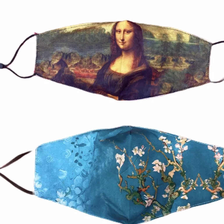 Máscaras de tecido de grande pintor