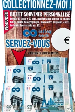 Nota colecionável 鈾撅笍 Paris Torre Eiffel