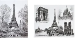 Pack 2 monumentos magnético da Torre Eiffel