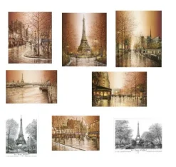 pacote de 10 cartão postal de lembrança de Paris
