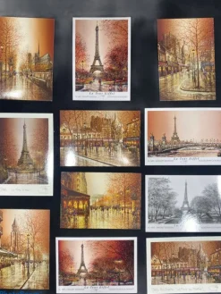 pacote de 10 cartão postal de lembrança de Paris