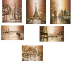 pacote de 10 cartão postal de lembrança de Paris