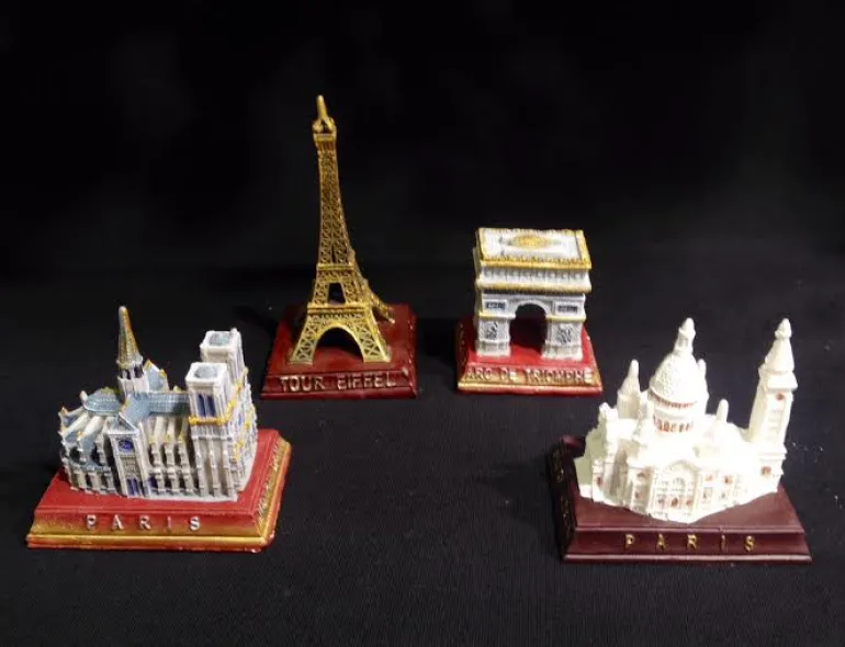 Pacote de 4 monumentos de Paris