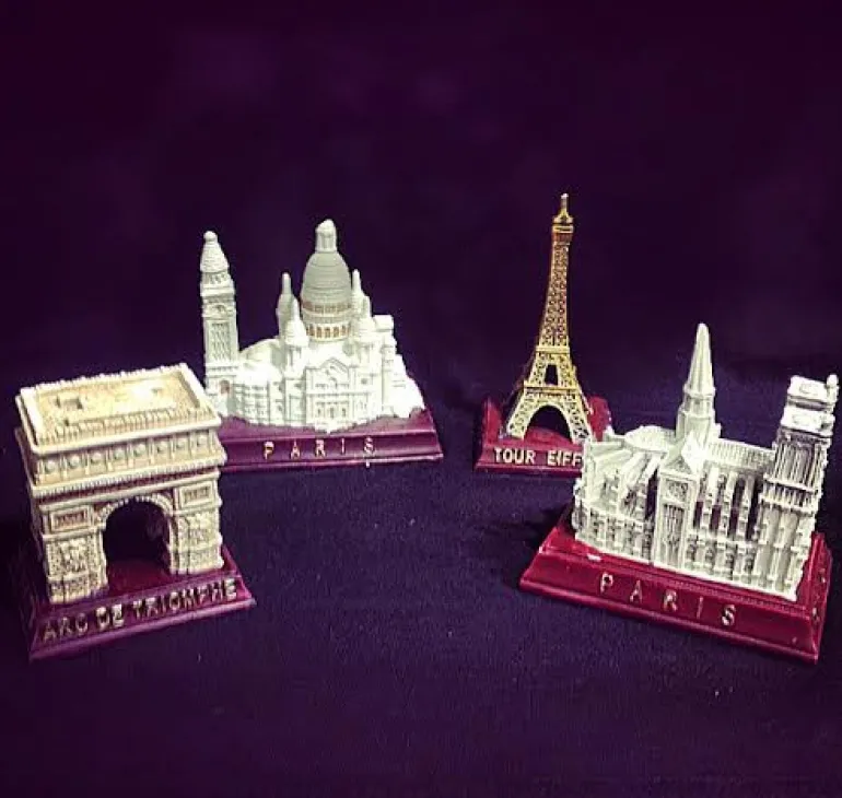 Pacote de 4 monumentos de Paris