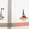 2 Panos Torre Eiffel Paris bordado
