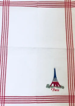 2 Panos Torre Eiffel Paris bordado