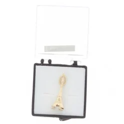 Pingente torre Eiffel banhado em ouro