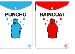 Poncho para a chuva Torre Eiffel "Happy Days in Paris"