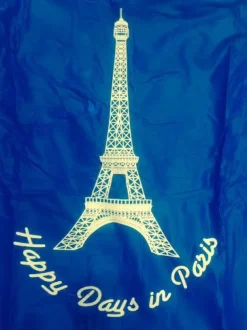 Poncho para a chuva Torre Eiffel "Happy Days in Paris"