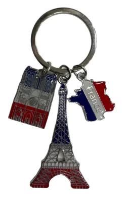 Porta-chaves Torre Eiffel Notre Dame Paris
