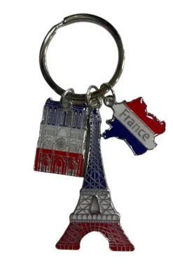 Porta-chaves Torre Eiffel Notre Dame Paris