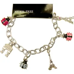 Pulseira monumentos e joaninhas