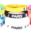 Pulseira Paris Torre Eiffel e bandeira