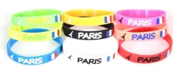 Pulseira Paris Torre Eiffel e bandeira