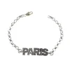 Pulseira strass Paris em prata