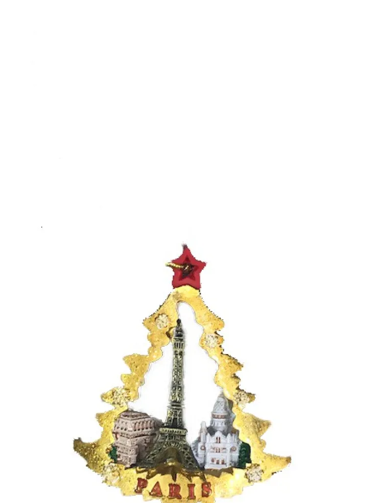 Árvore de Natal Torre Eiffel dourado