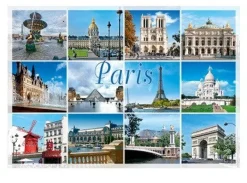 Seleção de 10 postais de Paris