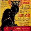 Toalha de cozinha "La Tournée du Chat noir"