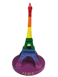Torre Eiffel arco íris bandeira gay