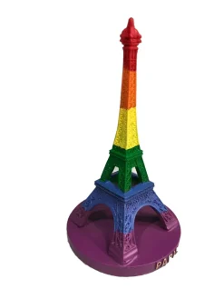 Torre Eiffel arco íris bandeira gay