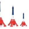 Torre Eiffel azul branca e vermelha