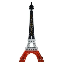Torre Eiffel azul branca e vermelha