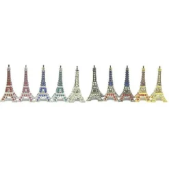 Torre Eiffel brilhantes multicoloridos