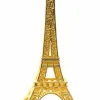 Torre Eiffel Metal Dourada com suporte