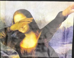 T-shirt A Gioconda Dab Mona Lisa Dabbing dança