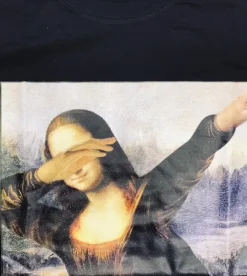 T-shirt A Gioconda Dab Mona Lisa Dabbing dança
