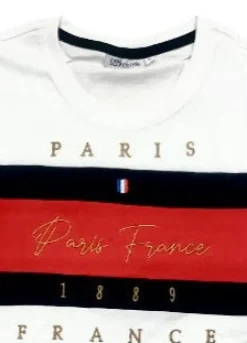 T-shirt bordada Paris França 馃嚝馃嚪 1889