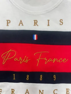 T-shirt bordada Paris França 馃嚝馃嚪 1889