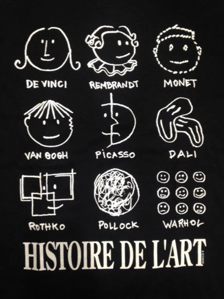 T-shirt "HISTÓRIA DA ARTE"