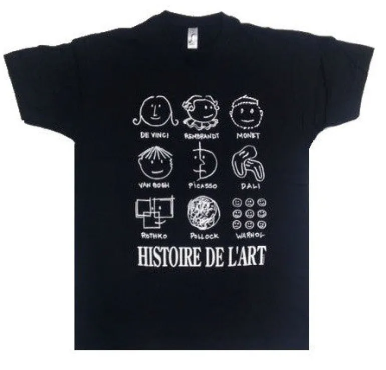 T-shirt "HISTÓRIA DA ARTE"