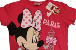 T-shirt Minnie Mouse Torre Eiffel purpurina