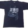 T-shirt Monumentos de Paris original Preta