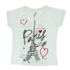 T-shirt Paris Torre Eiffel coração