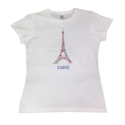 T-shirt Paris Torre Eiffel multicolorida