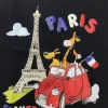 T-shirt Torre Eiffel 2CV animais