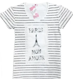 T-shirt Torre Eiffel "Paris Mon Amour"
