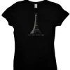 T-shirt Torre Eiffel Strass 3 cores