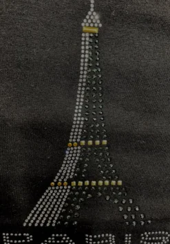 T-shirt Torre Eiffel Strass 3 cores
