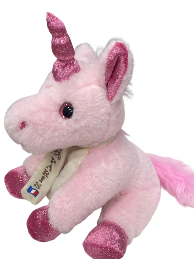 Unicornio de Pelucia Torre Eiffel Paris